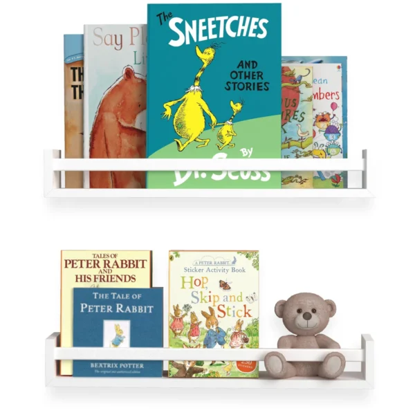 Pine Skyline Shelves (Set of 2) - 10cm x 60cm