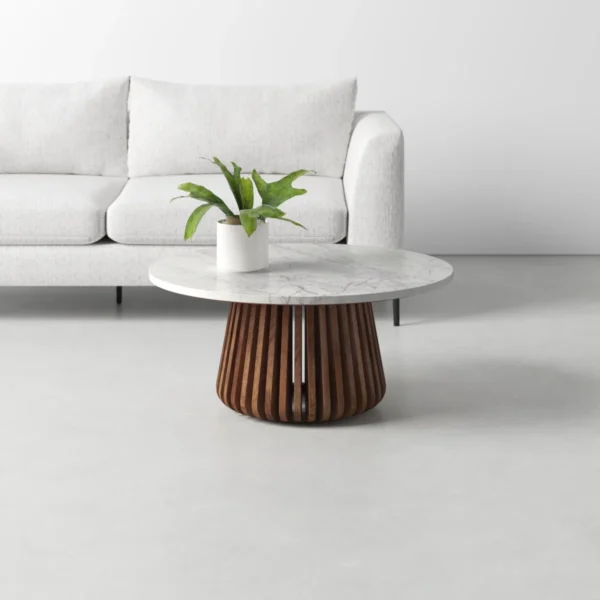 The Agaricus Plinth Round Coffee Table
